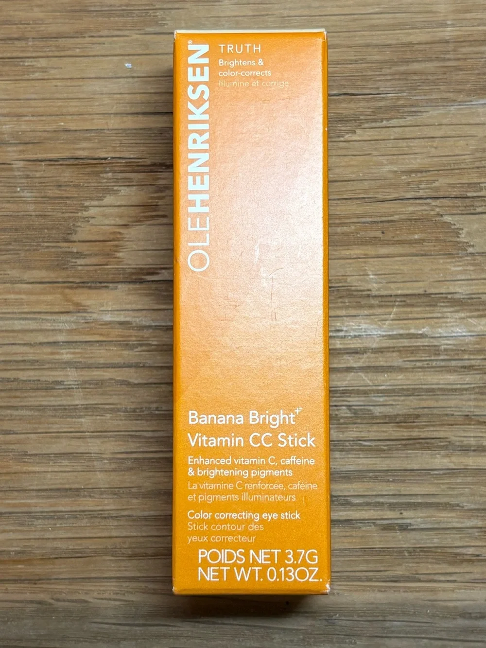 NEW Ole Henriksen Banana Bright+ Vitamin CC Stick Color Corrector - Banana